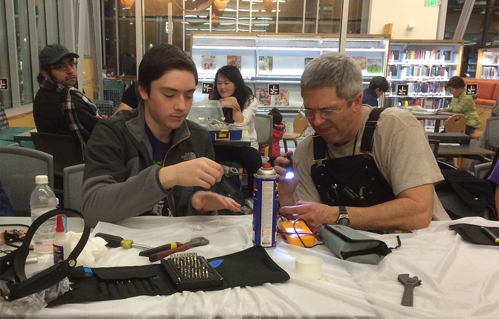 Next FREE Repair Café will be Wed., Sept. 4 at Burien Library