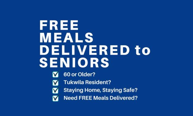 Tukwila Parks & Rec offering FREE deliveries of meals to seniors