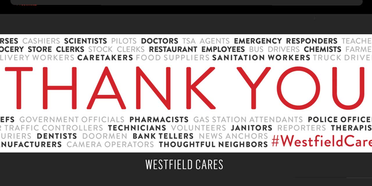 #WestfieldCares launches to support local organizations during COVID-19 crisis