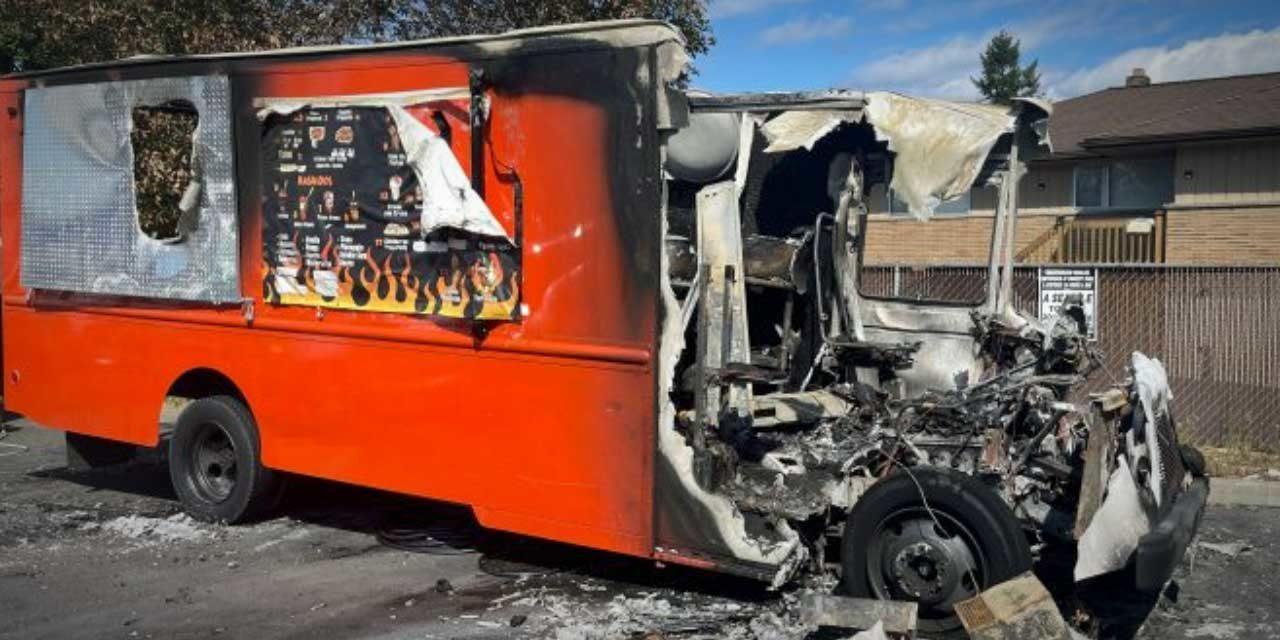 Online fundraiser started for owner of Food Truck destroyed by arson fire
