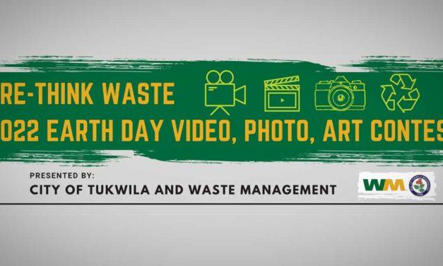 Re-Think Waste Earth Day Video, Photo and Art Contest is underway