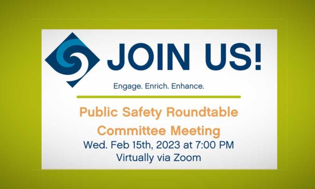 Concerned about crime? Public Safety Roundtable will be Wednesday, Feb. 15