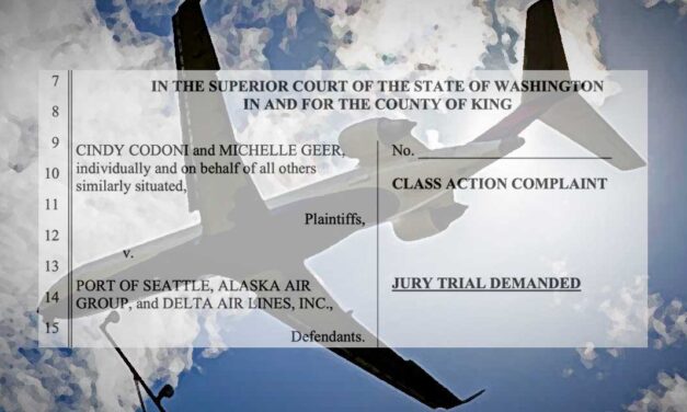 Class action lawsuit filed against Port of Seattle, Alaska Air Group and Delta Airlines over toxic pollution