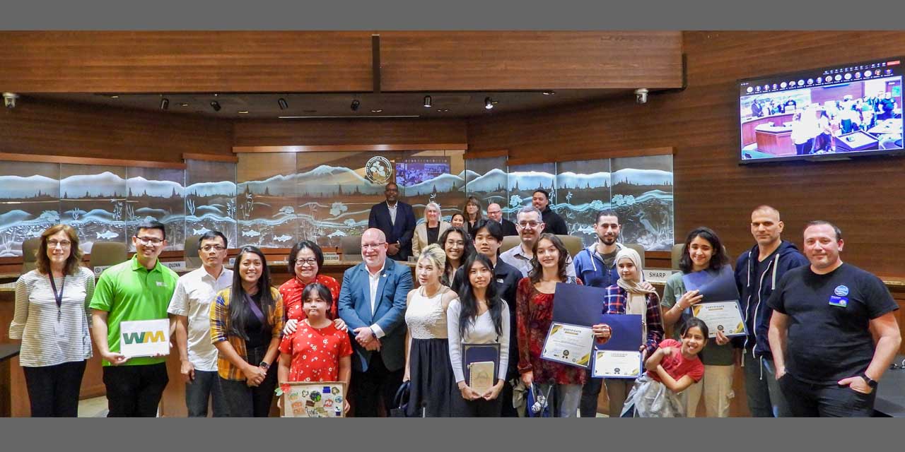Student Artists honored at Tukwila City Council meeting