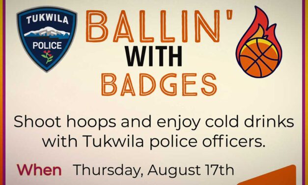 Shoot hoops with Tukwila cops at ‘Ballin’ with Badges’ on Thursday, Aug. 17