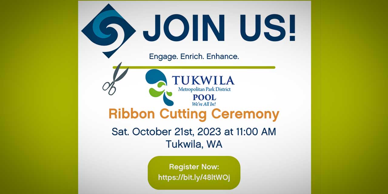 Ribbon cutting to celebrate Tukwila Pool’s 50th Anniversary will be Saturday, Oct. 21