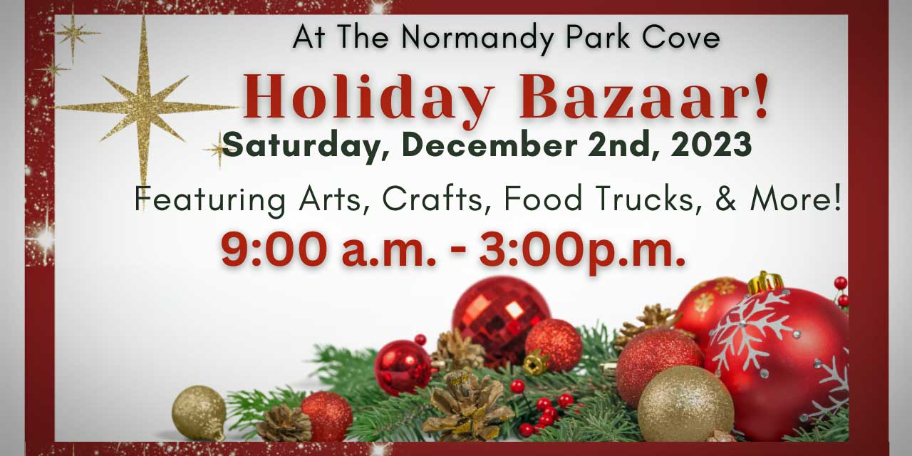 Normandy Park Community Club Holiday Bazaar returns Saturday, Dec. 2