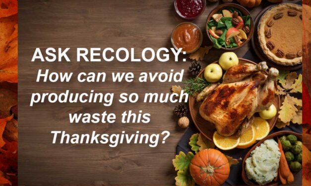 Ask Recology: How can we avoid producing so much waste this Thanksgiving?