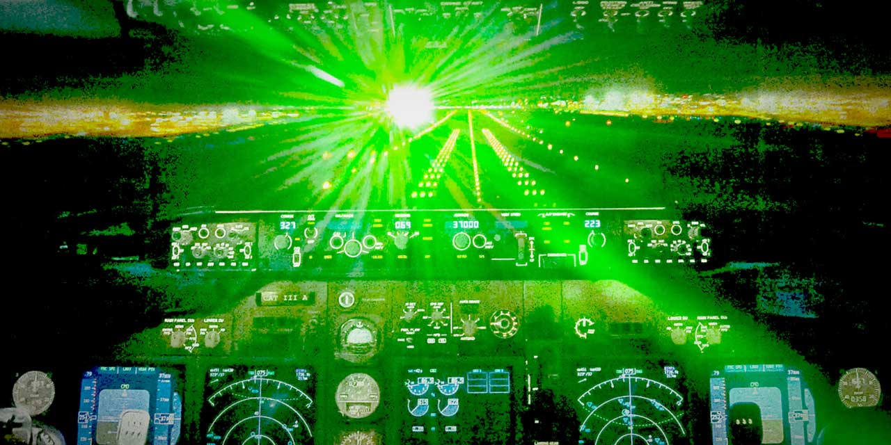 FAA says laser strikes on airplanes in 2023 increased 41 percent over 2022