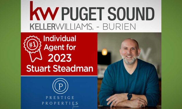 Stuart Steadman named #1 Individual Realtor for Keller Williams Puget Sound – Burien
