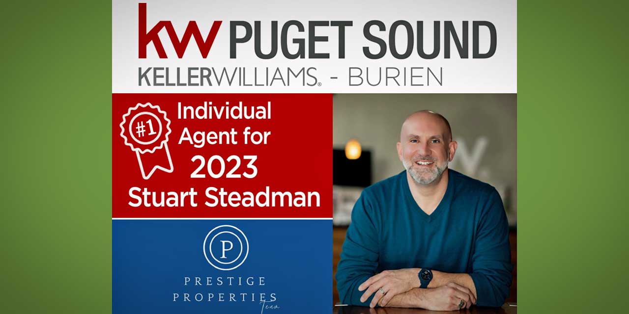 Stuart Steadman named #1 Individual Realtor for Keller Williams Puget Sound – Burien