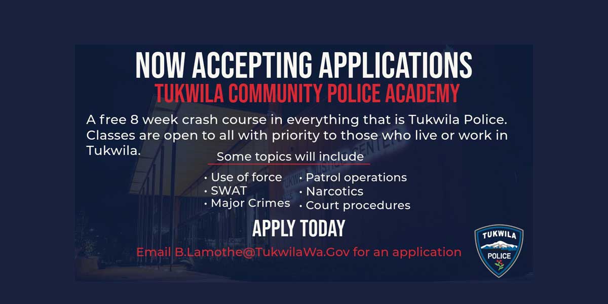 Applications now being accepted for Spring 2024 Community Police Academy