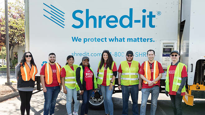 Free Shred and e-Cycle Event will be at BECU on Saturday, April 20