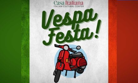 Buy raffle tickets to win a brand new Red Vespa 150 at Casa Italiana’s ‘Vespa Festa’ on Saturday, June 22