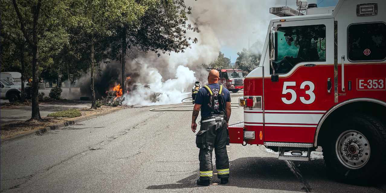 No injuries reported in fiery crash near Foster Golf Links in Tukwila Thursday
