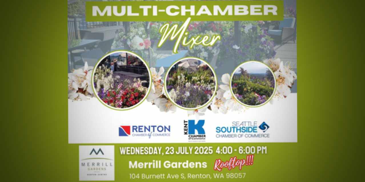Tri-Chamber Mixer to bring South King County businesses together on Wednesday, July 23 in Renton