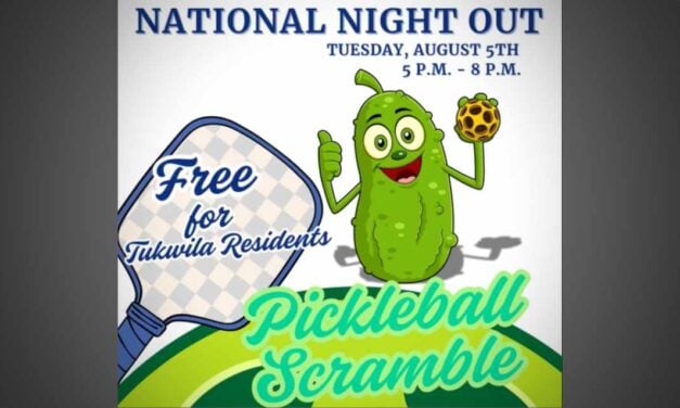 Tukwila to celebrate National Night Out on Aug. 5 with free pickleball scramble
