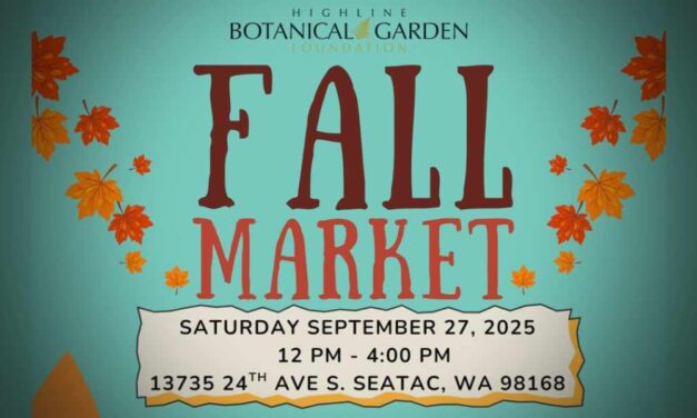 Highline SeaTac Botanical Garden to host free Fall Market on Saturday, Sept. 27