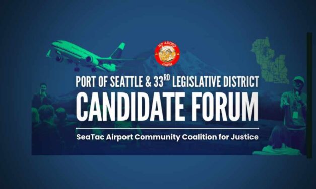 Port of Seattle Commission & 33rd District Candidate Forum will be Wednesday, Oct. 22 in Burien/Online