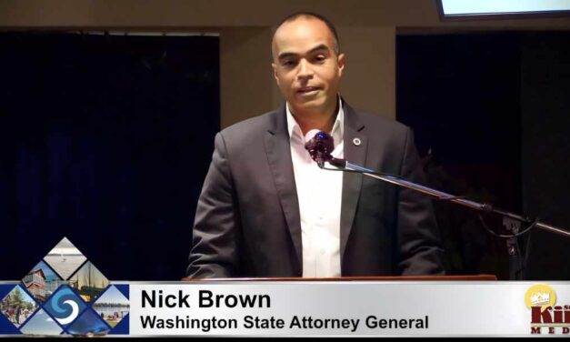 VIDEO: Attorney General Nick Brown addresses Trump administration lawsuits and local economic pressures at South Sound Legislative Breakfast