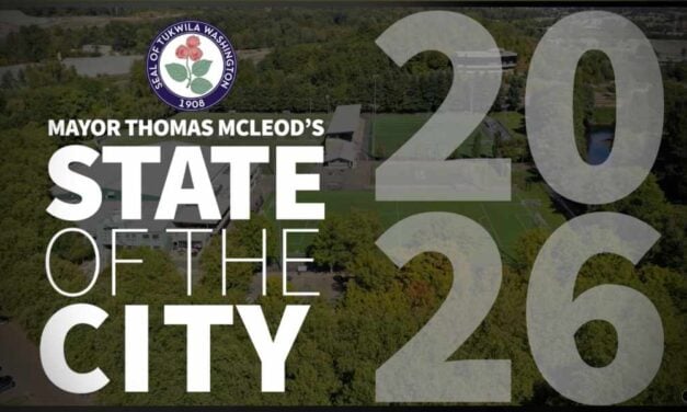 VIDEO: Tukwila Mayor McLeod’s ‘State of the City’ focuses on safety, flood recovery and World Cup