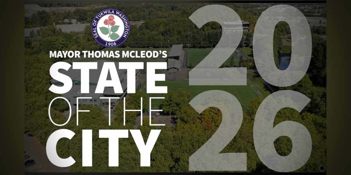 VIDEO: Tukwila Mayor McLeod’s ‘State of the City’ focuses on safety, flood recovery and World Cup