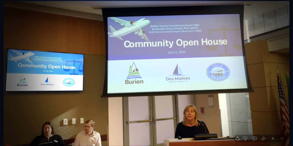 VIDEO: Three South King County cities challenge Port’s airport expansion impacts at July 14 open house