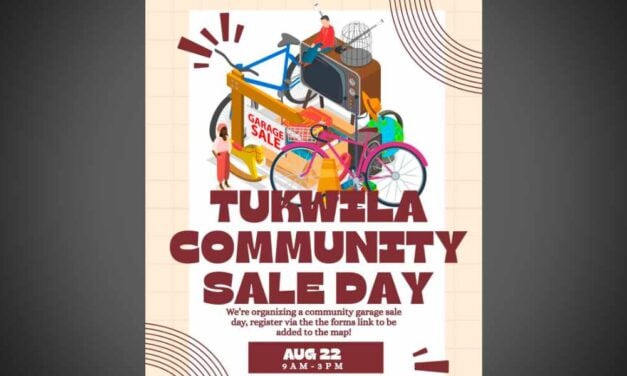 Tukwila Community Garage Sale Day set for Saturday, Aug. 22
