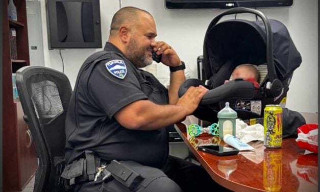 Tukwila Police officer cares for infant after mother’s shoplifting arrest