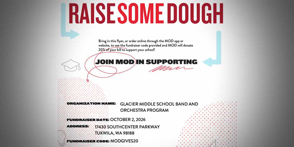 Glacier Middle School musicians plan Oct. 2 fundraiser in Tukwila