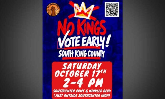 ‘No Kings: Vote Early’ rally planned outside Southcenter IHOP in Tukwila this Saturday, Oct 17